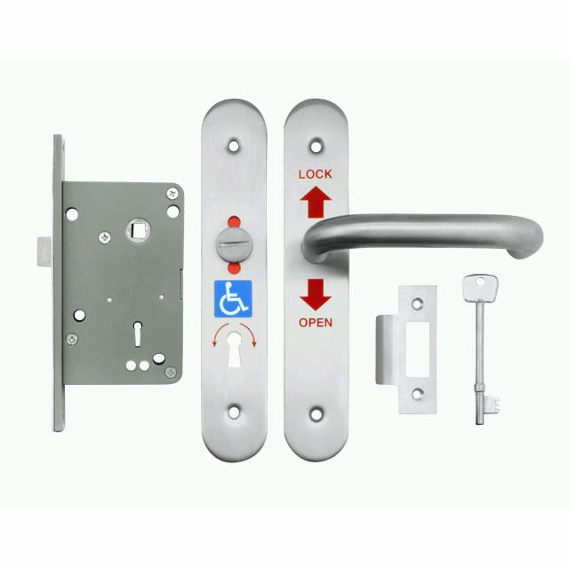 Morgan ACL500 ACL Universal Lock Set; National Key Scheme Compatible; (As RADAR Lock); Universal Handed; Satin Stainless Steel (SSS)