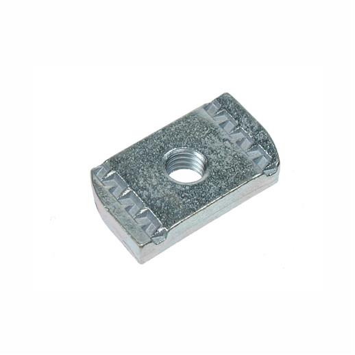 Zebedee Channel Nuts; Plain; Zinc Plated (ZP); M6