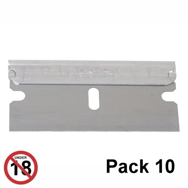 Personna 66-0210 Regular-Duty Single Edge Razor Blades; Dispenser Of 10 Blades