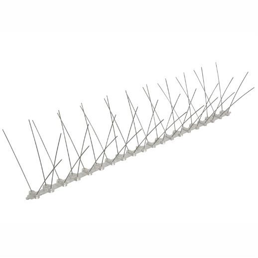 Pest-Stop PSPBS Professional Bird Spikes; Metal Spikes On Plastic Strips; 500mm; Pack (10)