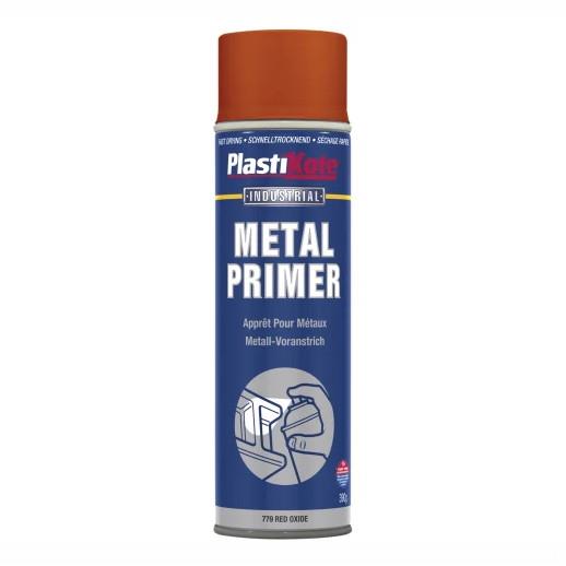 PlastiKote 10600 Metal Spray Primer; Red Oxide; 400ml