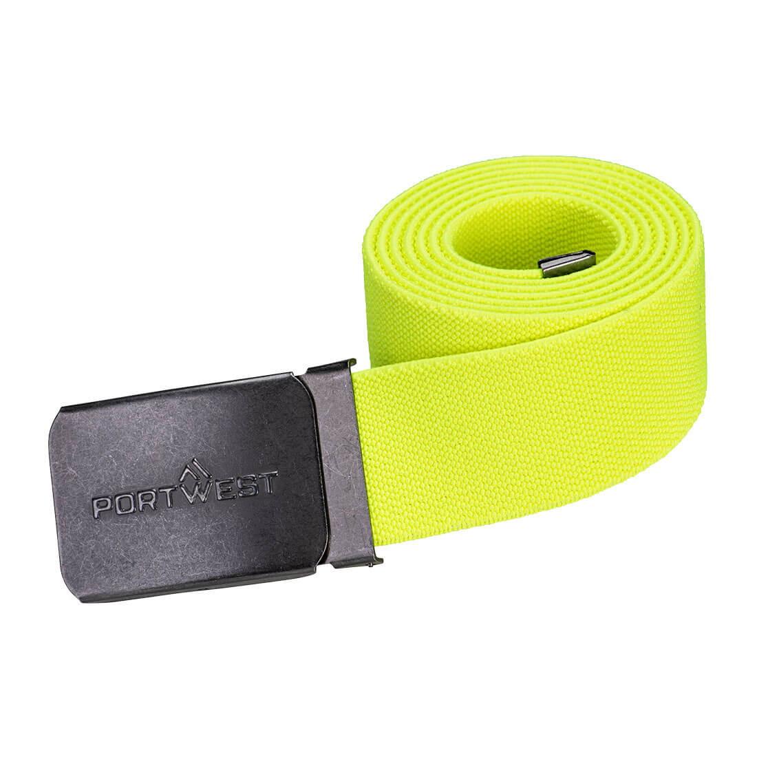 Portwest C105 Elasticated Work Belt; Yellow (YEL)