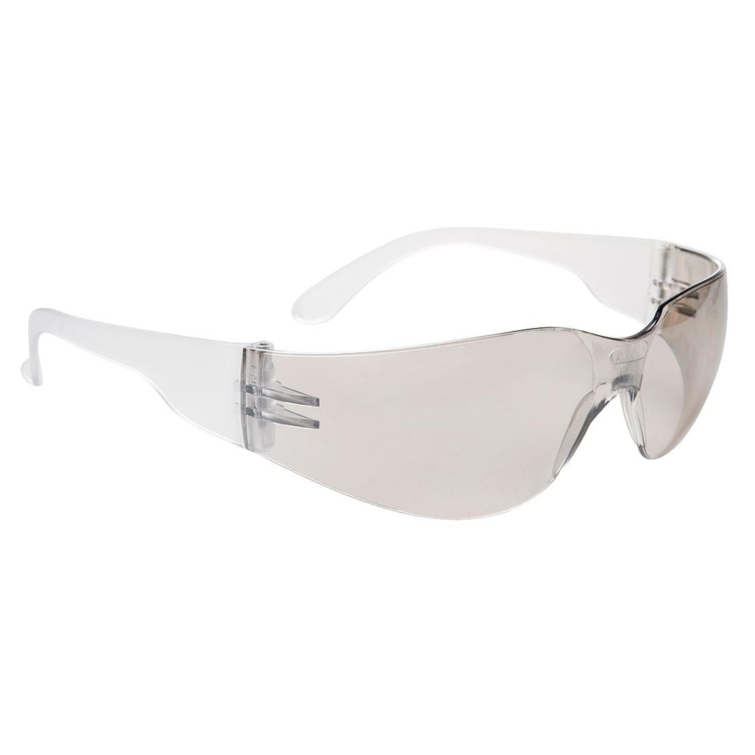 Portwest PW32MIR Wrap Around Spectacles; Clear (CL) Mirror