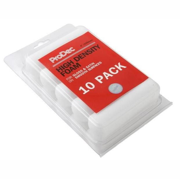 ProDec PRRE036 Super Fine Foam Mini Roller Refill Sleeves; White (WH); 4