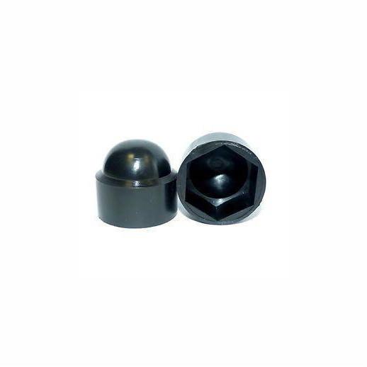 Bolt & Nut Protection Cap; Black (BK); M6; To Suit 10mm A/F Hex
