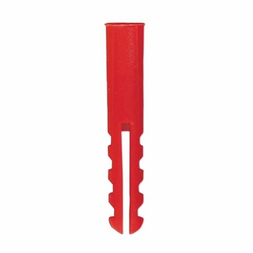 Rawlplug 67-134 Wall Plugs; Heavy Duty; Red (RD); 5.5/6.0mm Drill Sizes; Use With 6 8 & 10 Gauge Screws; Pack (100)