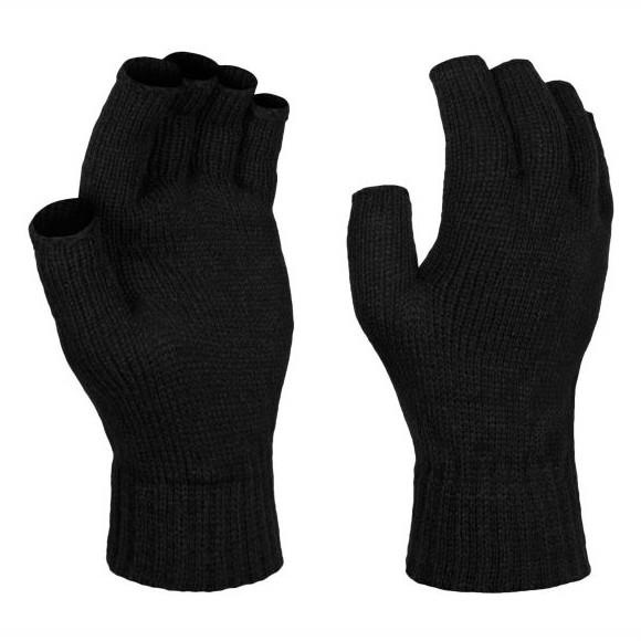 Regatta TRG202 Men's Thermal Fingerless Gloves; Black (BK)