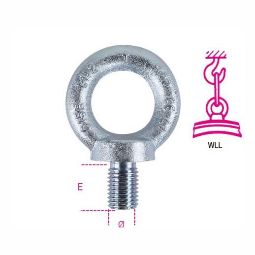 8040EZ M10 Lifting Eyebolt; Galvanised (GALV); 10mm