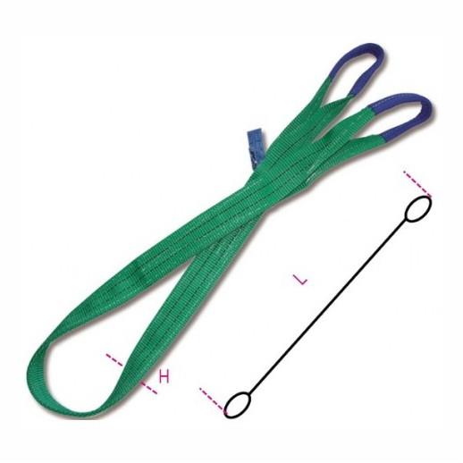 8153 2000 MT1 Green Flat Webslings; 2 Tonne; 1 Metre