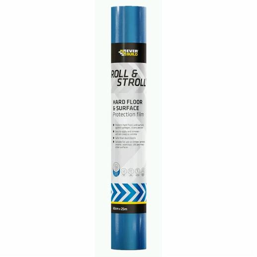 Everbuild Roll & Stroll Self Adhesive Hard Surface Protector; 600mm x 25 metre