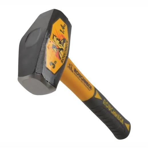 Roughneck 65-608 Club Hammer Fibreglass Handle; 1.4kg (3 lb)