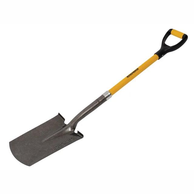 Roughneck 68-224 Digging Spade; Fibreglass Shaft; D-Grip Handle; Overall Length 1070mm (42