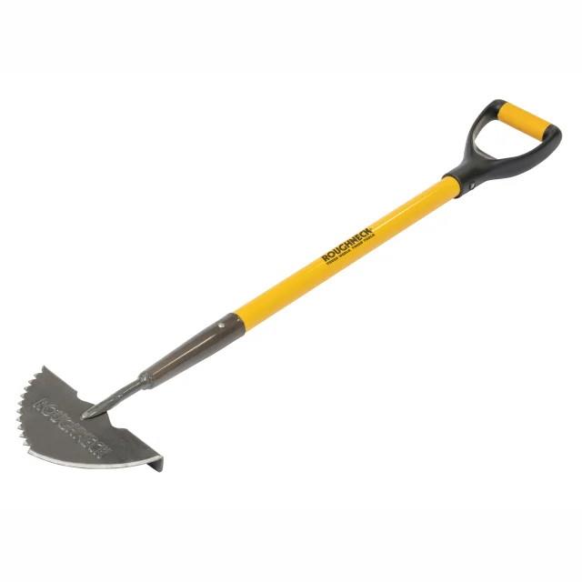 Roughneck 68-311 Sharp Edge Lawn Edging Iron; Serrated Blade 210mm Head Width; 1.5m Overall