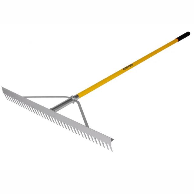 Roughneck 68-636 Landscaping Rake; Aluminium Head; Fibreglass Handle; 900 x 1700mm (36" x 67")