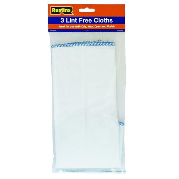 Rustins Lint Free Clothes; Pack (3)