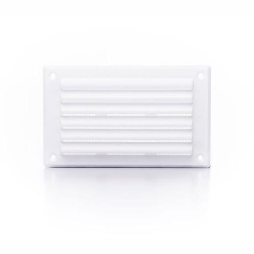 Rytons LV25 Louvre Ventilator With Flyscreen; White (WH); 6