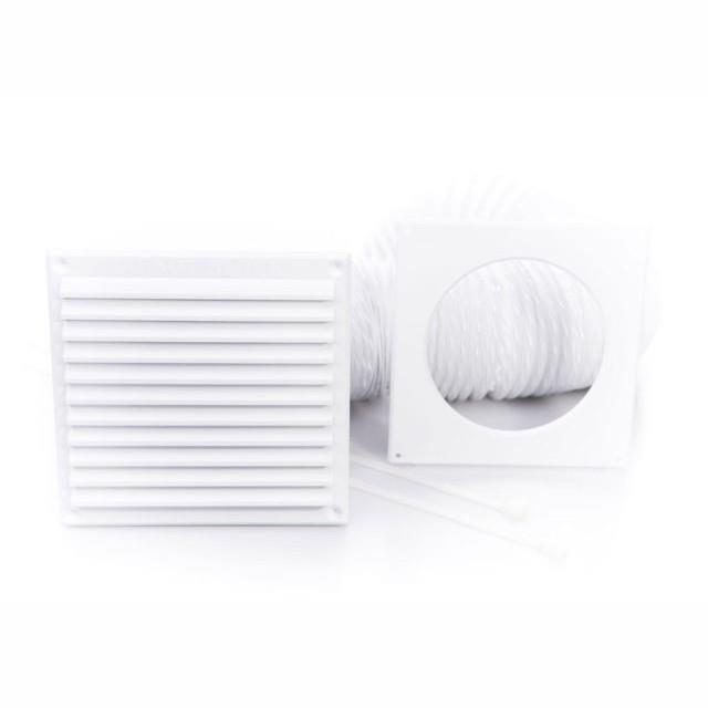 Rytons VKIT Tumble Dryer Venting Kit; 100mm Diameter x 3 Metre Flexible Duct; 150mm (6