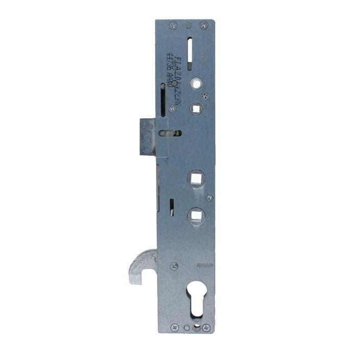 Safeware Multipoint Lock Gearbox; Lever Operated Latch & Hookbolt; Twin 8mm Spindles; 62/92mm Centres; 35mm Backset