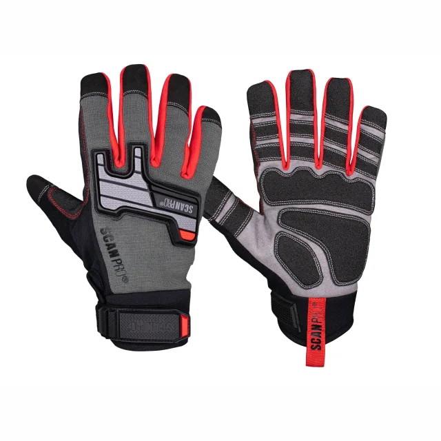 Scan SCAGLOPMGL Pro-Mechanics Gloves; Size 9; Large (L)