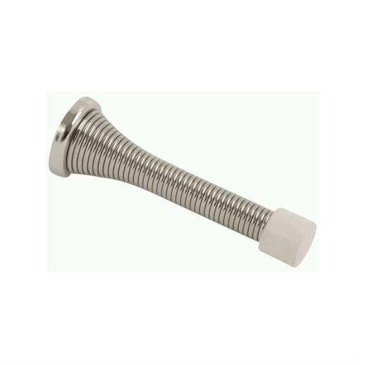 Spring Door Stop; 80mm; Chrome Plated (CP)