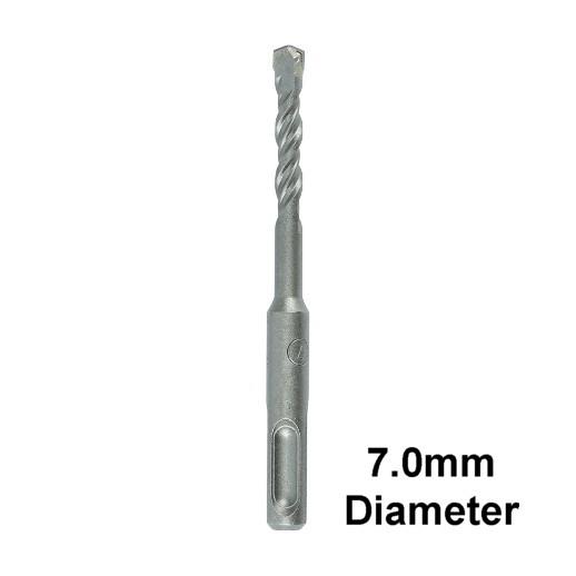 Timco SDS7110 SDS Plus Masonry Drill Bit; Working Length 50mm; 7.0 x 110mm