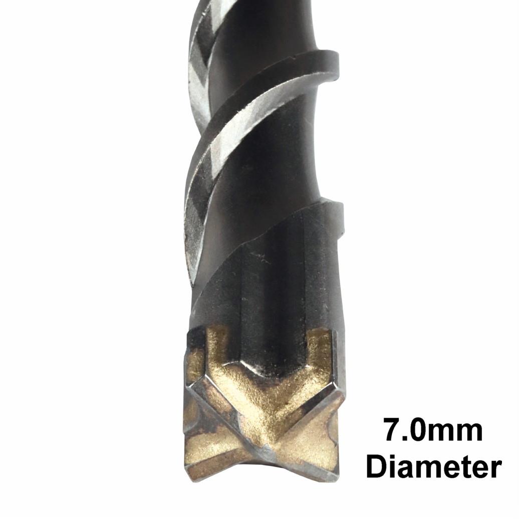 Site Tuff GT40220 SDS Plus 4 Point Drill Bit; Working Length 100mm; 7.0 x 160mm