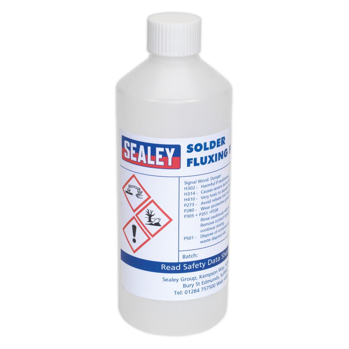 Sealey SOLFLUX Solder Fluxing Fluid; 500ml