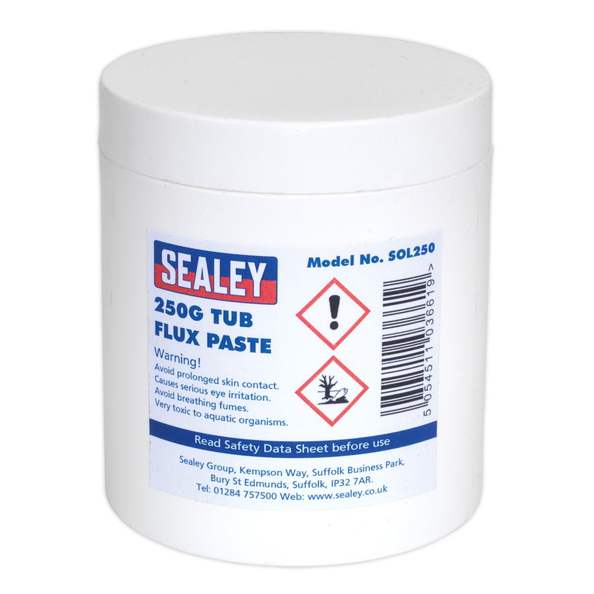 Sealey SOL250 Solder Flux Paste; 250gm