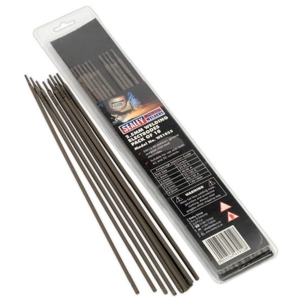 Sealey E6013 General Purpose Mild Steel Welding Electrodes, BS EN 757; 2.5 x 300mm; Pack (10)