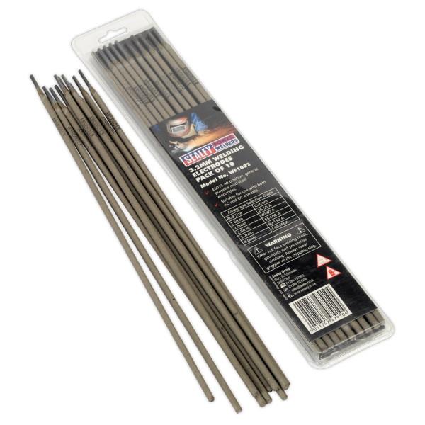 Sealey E6013 General Purpose Mild Steel Welding Electrodes, BS EN 757; 3.2 x 300mm; Pack (10)