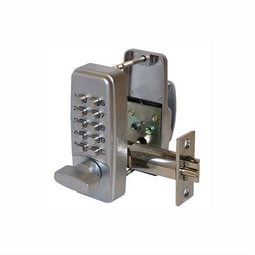 Securefast SBL370 Push Button Mini Digital Lock; Satin Chrome Plated (SCP)