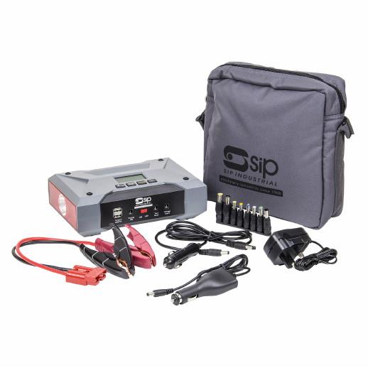 SIP 03973 Pro Booster 802Li; Multi-Function Booster /Power Pack; 12V Boost; 800Amp Peak Boost Rate; 2 x USB; 1 x Laptop (9v); 1 X 12v Outputs 5L Petrol And 3.5L Diesel Engines