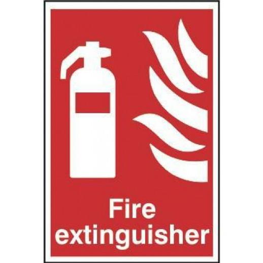 Spectrum Sign 1350 "Fire Extinguisher"; Self Adhesive Semi Rigid (PVC); 200 x 300mm
