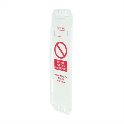 Spectrum TGOT5 Asset Tag Holder; 55 x 210mm; Suits 50 x 181mm Tags; Pack (5)