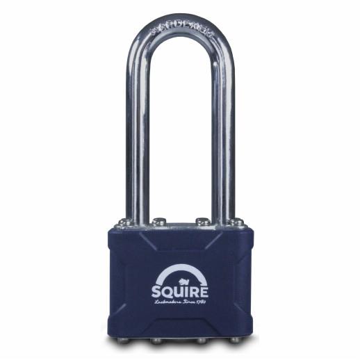 Squire 35/2.5 Laminated Pin Tumbler Padlock; 38mm (1 1/2") Body; 65mm (2 1/2") Long Shackle