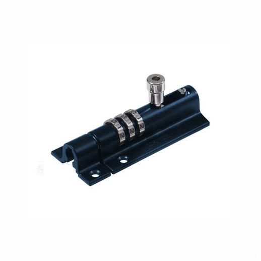 Squire COMBI3 Recodable Combination Locking Bolt; 3 Wheel; Security Rating 3; Black (BK)