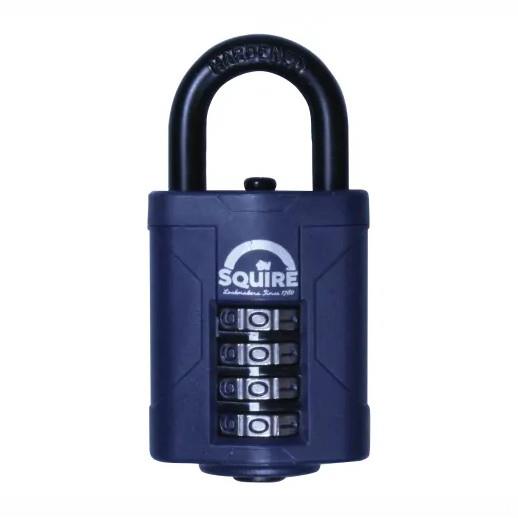 Squire CP40 Combination Padlock; 40mm Rustproof Body; 4 Wheel; Security Rating 4 (@Home)