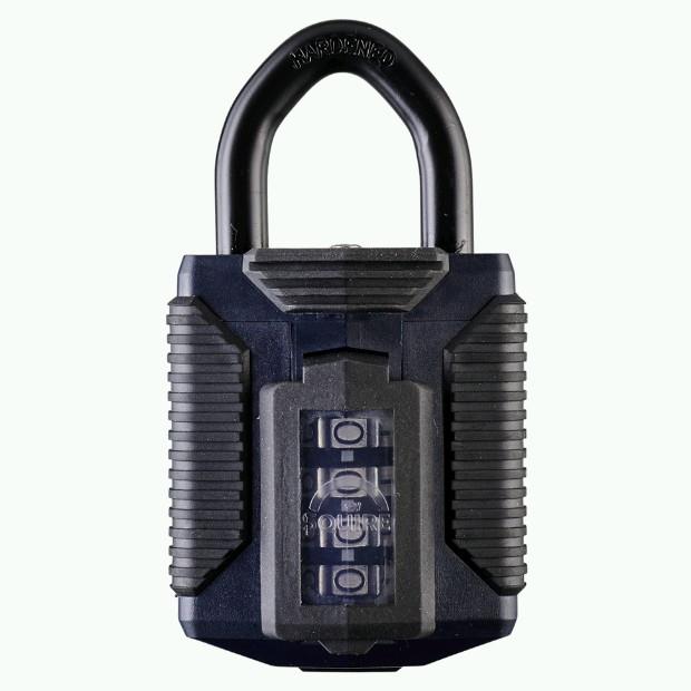 Squire CP50/ATL Combination Padlock; 50mm Rustproof Body; 4 Wheel; Dust Cover Over Dials; Security Rating 5 (@Home)