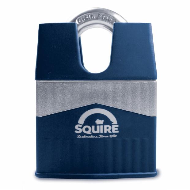 Squire Warrior 65CS Steel Padlock; 65mm Body; 12mm Closed Shackle; CEN 3; Security Rating 9; 5 Pin