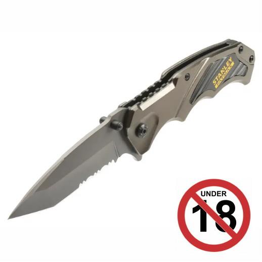 Stanley 0-10-311 FatMax Pocket Knife Folding Knife; Stainless Steel Blade Aluminium Handle