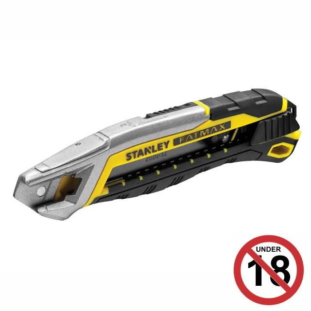 Stanley 0-10-594 FatMax Snap-Off Knife; With Slide Lock; 18mm