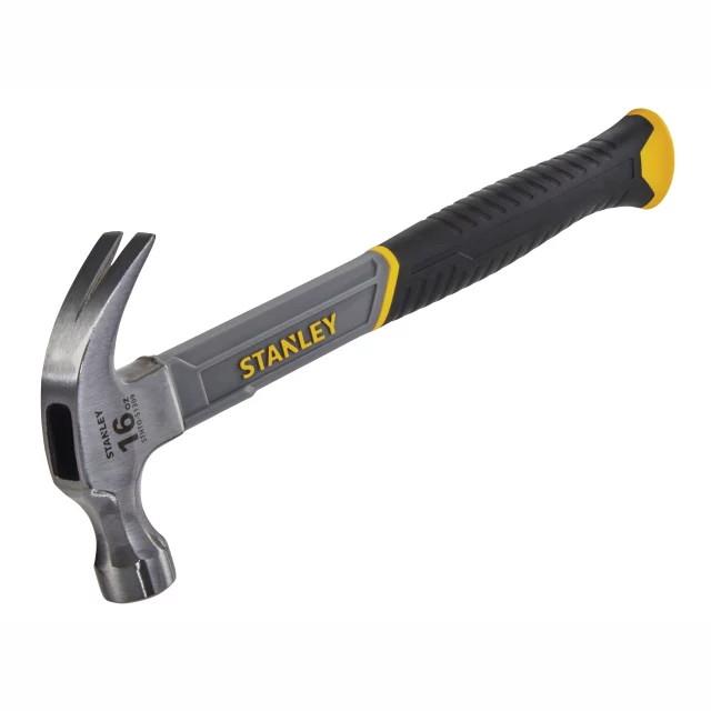 Stanley 0-51-309 Fibreglass Curved Claw Hammer; 450g (16oz)