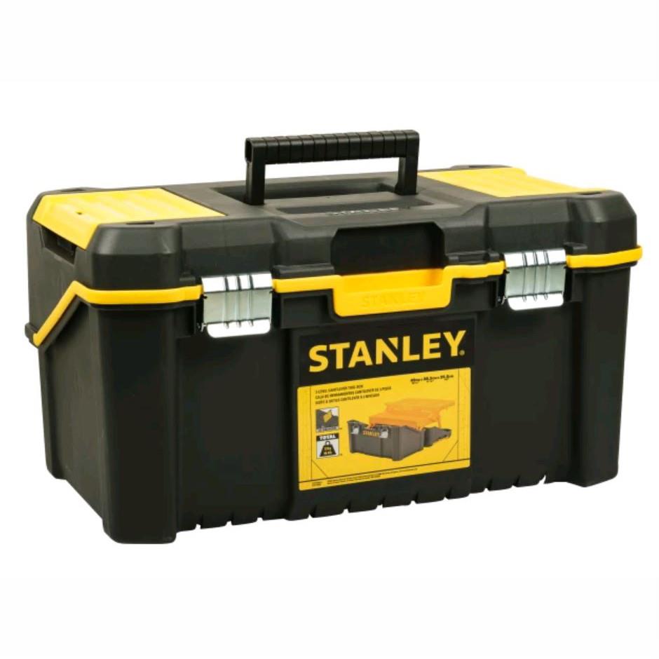 Stanley 1-83-397 Essentials Cantilever Toolbox; 49cm (19"); 22Kg Max Load