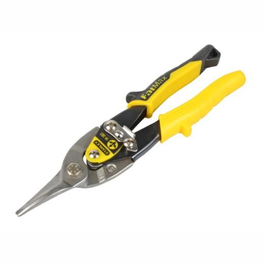 Stanley 2-14-563 Fatmax Aviation Snips; Yellow (YEL) Handles; Straight Cut