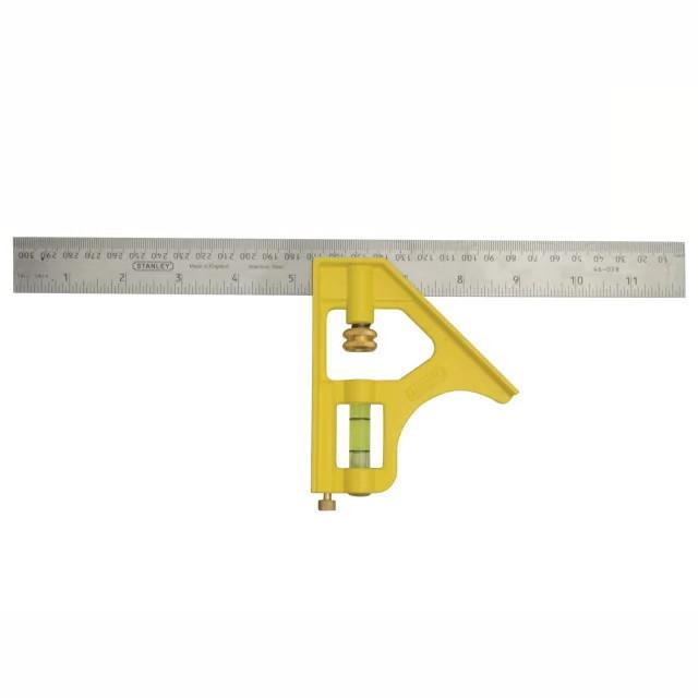 Stanley 2-46-028 Die Cast Combination Square; 300mm (12")