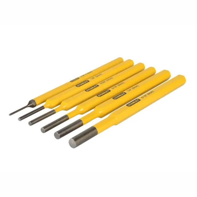 Stanley 4-18-226 Parallel Pin Punch Set; 6 Piece