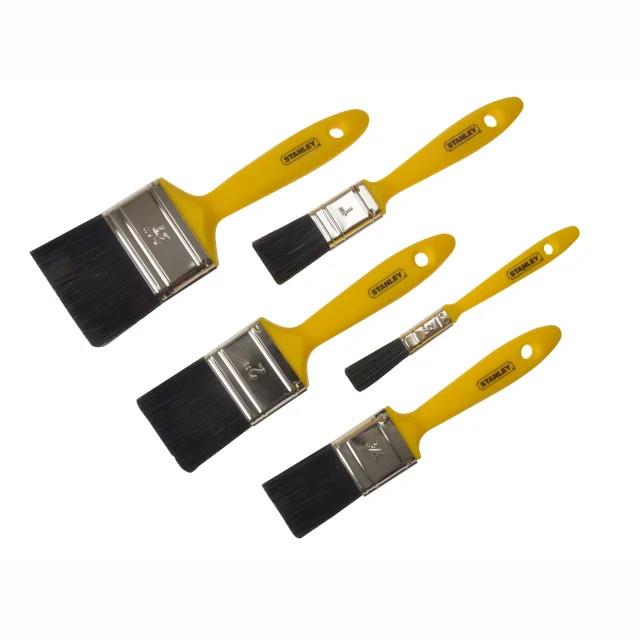 Stanley Hobby Paint Brush Pack; 5 Piece Set; 1 x 12mm; 1 x 25mm; 1 x 38mm; 1 x 50mm And 1 x 62mm
