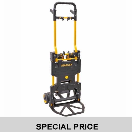 Stanley SXWT-FT586 Folding Handtruck; 2 In 1 Sack Truck & Trolley