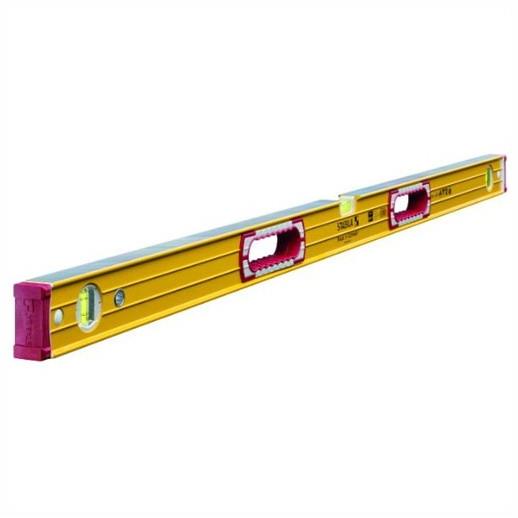 Stabila Type 196-2 3 Vial Ribbed Box Spirit Level; With Handholds; 1200mm (48")