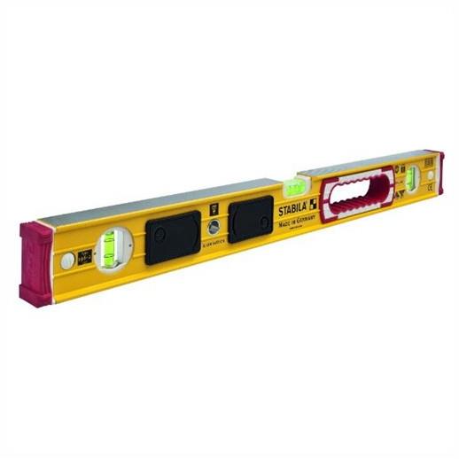 Stabila Type 196-2 3 Vial Ribbed Box Spirit Level C/W LED Illumination; 600mm (24